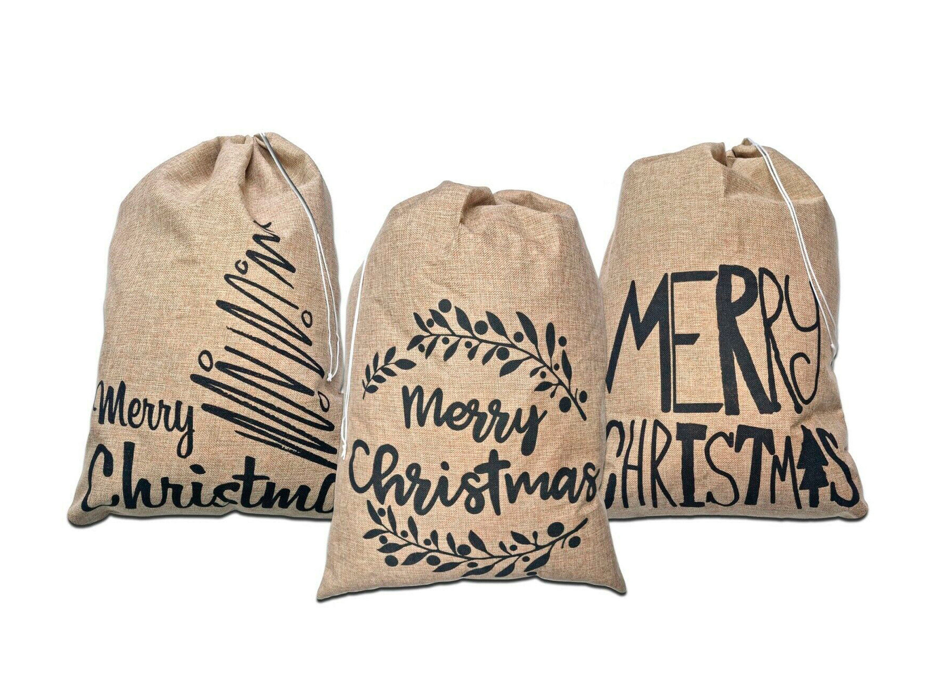 Extra large hessian christmas sacks sale