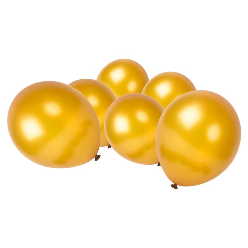 20 Pack Metallic Gold Latex Eid Party Balloons
