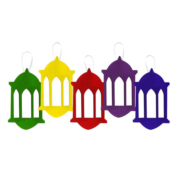 Ten Colourful Lanterns for Ramadan Decoration (Teacher-Made)
