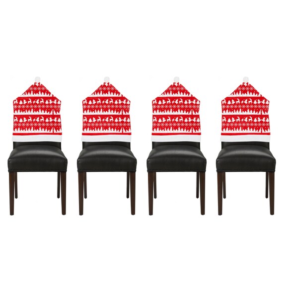 White christmas online chair covers