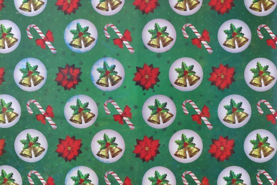 10 Sheets of Christmas Wrapping Paper Traditional Festive 75cm 