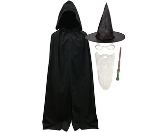 Kids Wizard Fancy Dress Costume - World Book Day