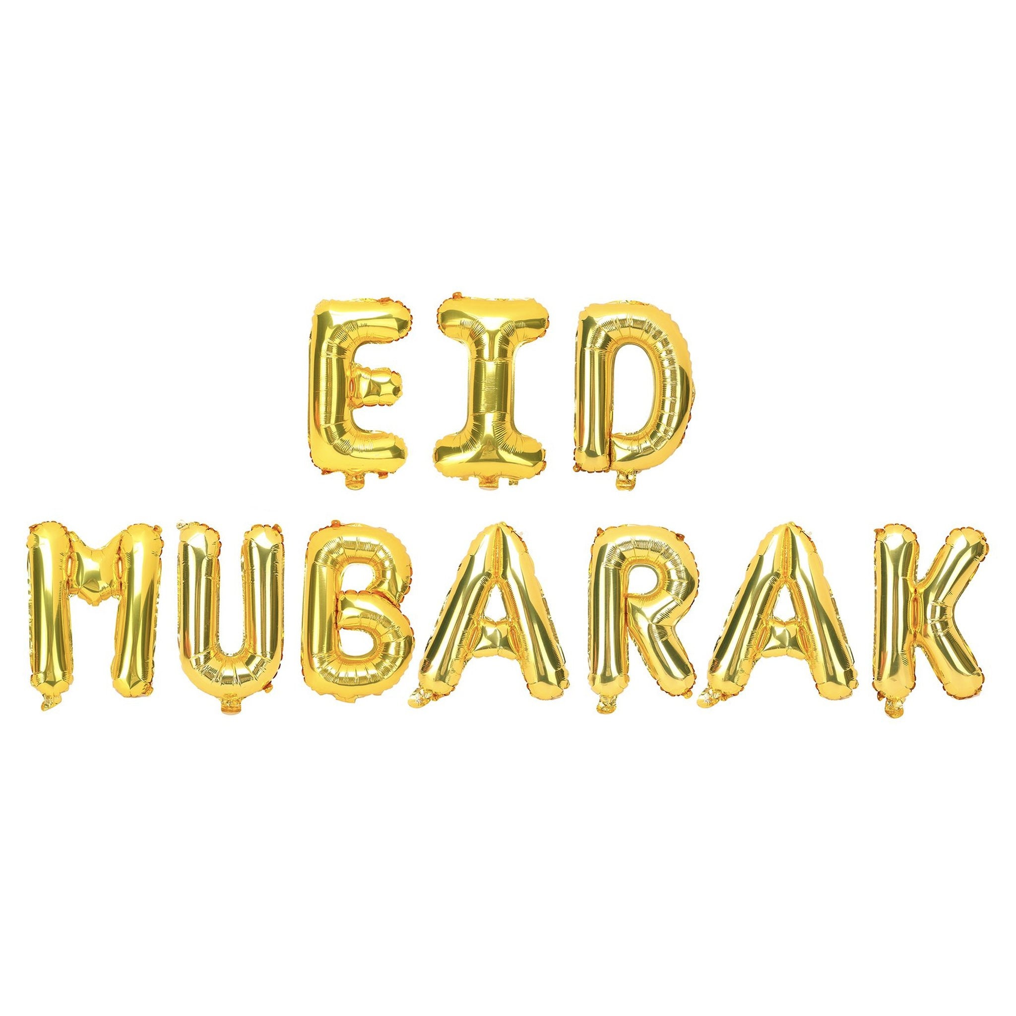 Eid Mubarak Foil Balloons Rose Gold Letters Ramadan Hanging Decoration Eid Mubarak Foil Balloons Rose Gold Letters Ramadan Hanging Decoration