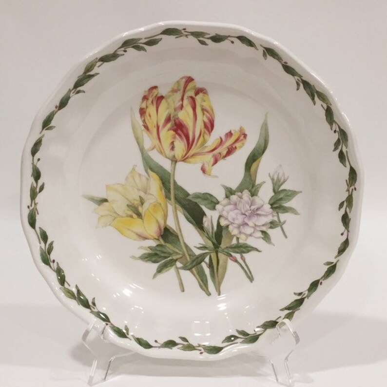NORITAKE GOURMET GARDEN Casual Gourmet Tulip Dinner Plate | Etsy