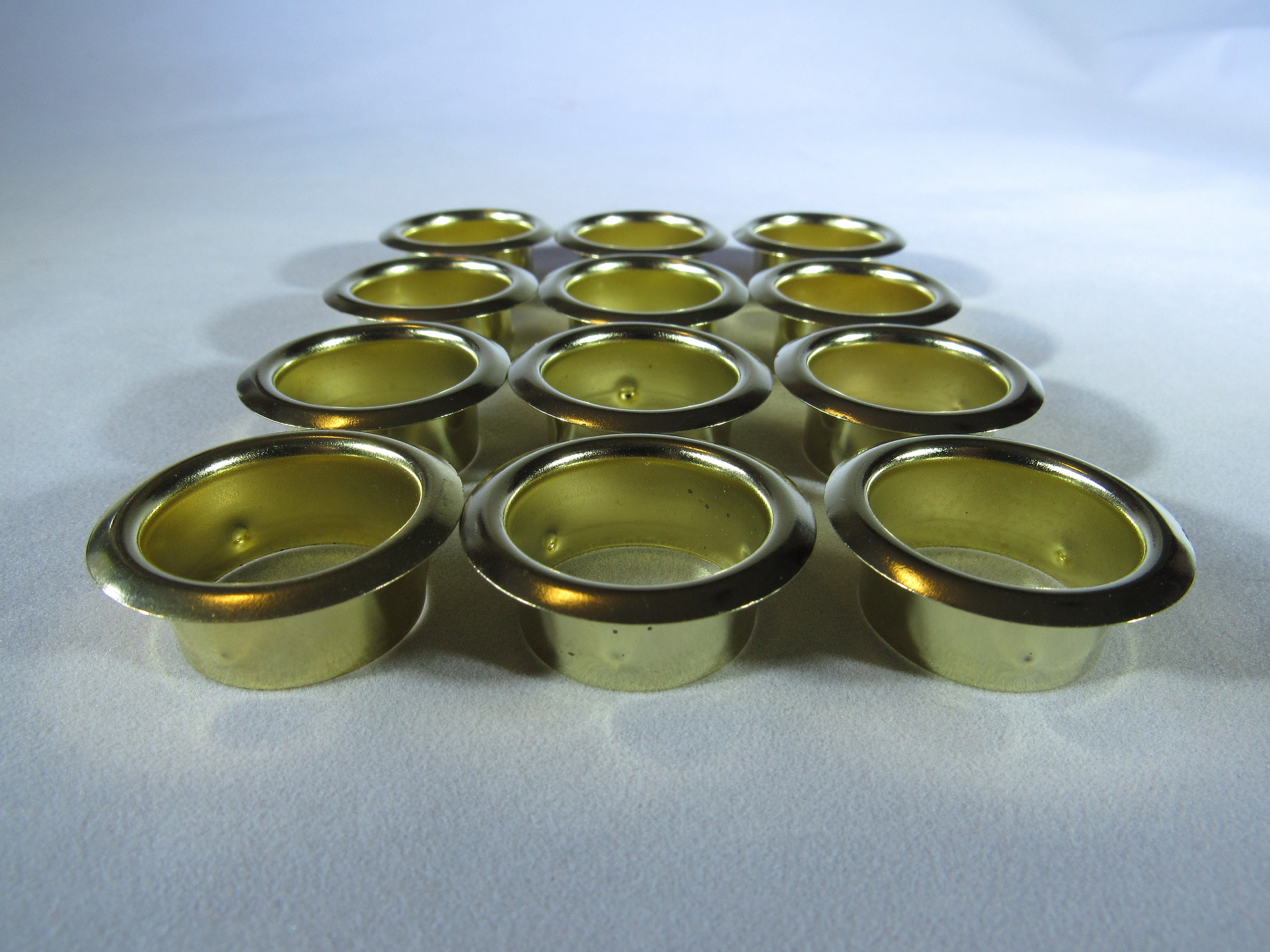 Candle Cup Inserts Grommets Brass or Nickel 12 Pieces Etsy