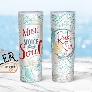 Rock by the Sea 2022 Okaloosa Island Event - 20 oz. Skinny Tumbler