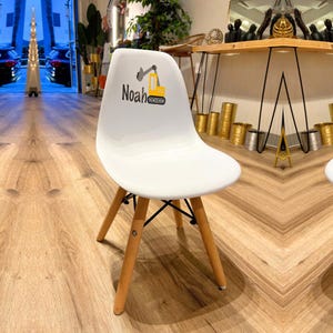 Kids Chairs for 2-5 Yr Old, Cute Toddler Activity Chairs, Ergonomic Chairs for Preschool Children, White Chair Stools for Kindergarten