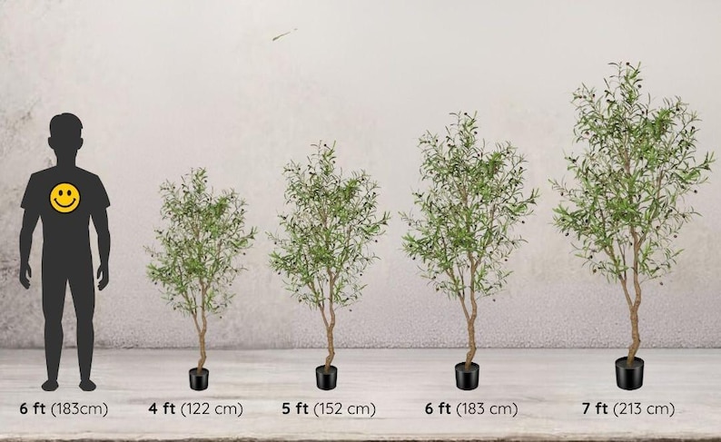 Artificial Olive Tree, Tall Indoor Fake Plant with Realistic Trunk, Leaves, Fruits and Planter, Faux Potted Tree for Home Decor Bedroom 6 feet olive tree 5 frrt olive tree 4 feet olive tree 7 feet ancient olive tree Mediterranean