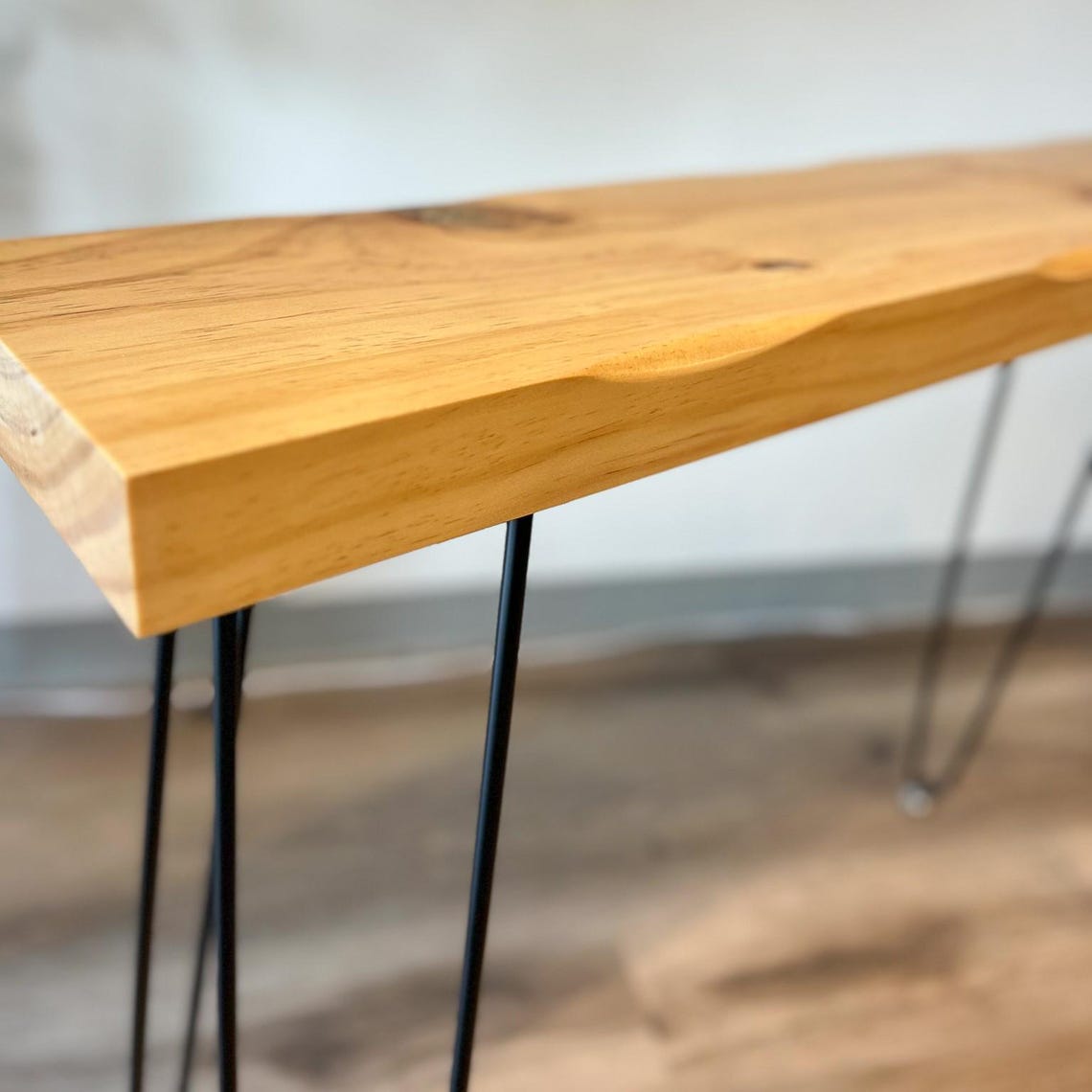 Narrow Console Table Wood 40x9