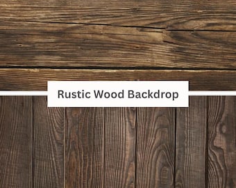 Rustic Wood Photo Backdrop 34x22.5", Two-Sided Flat Lay Background for Product Photography, Vintage Wood Backdrop, Food Photography Props