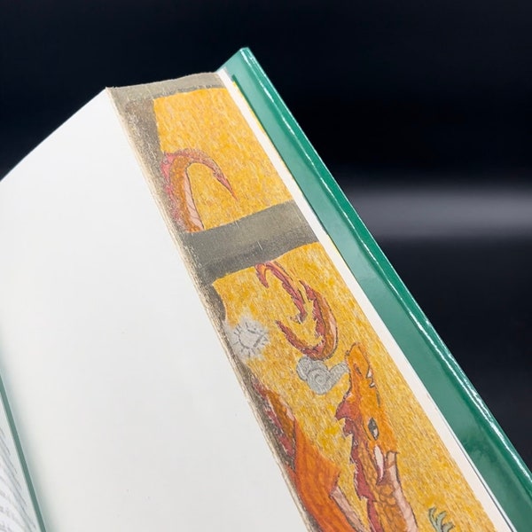 Hidden Fore Edge Painting Etsy