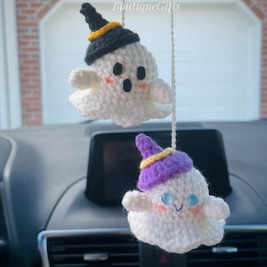 Flying couple ghost hanging, cute crochet ghost, crochet ghost, Halloween decoration, Halloween gifts