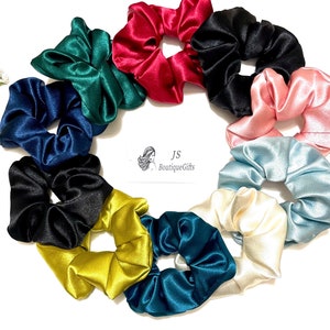 WHOLESALE SCRUNCHIE, Silk satin scrunchie, high quality scrunchie, lovely scrunchie, party gifts, gift for her, hair tie, hair accessories