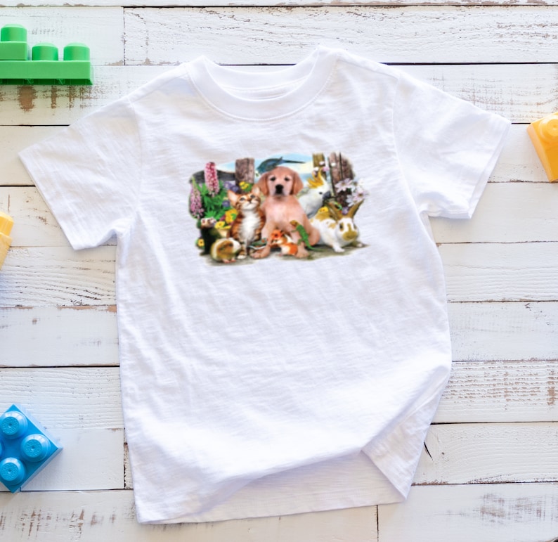 Pet Party Color ~ KIDS ~ Changing T-Shirt ~ Solar Transfer Youth