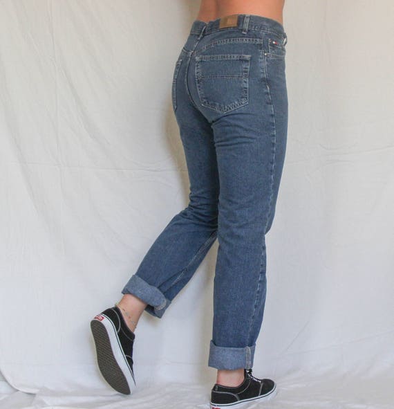 tommy hilfiger high waisted mom jeans