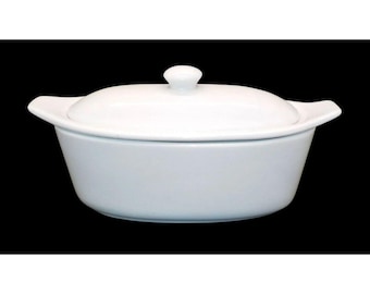Trudeau 3-Piece Porcelain White Butter Dish Water/Ice Line To Keep Butter Cool