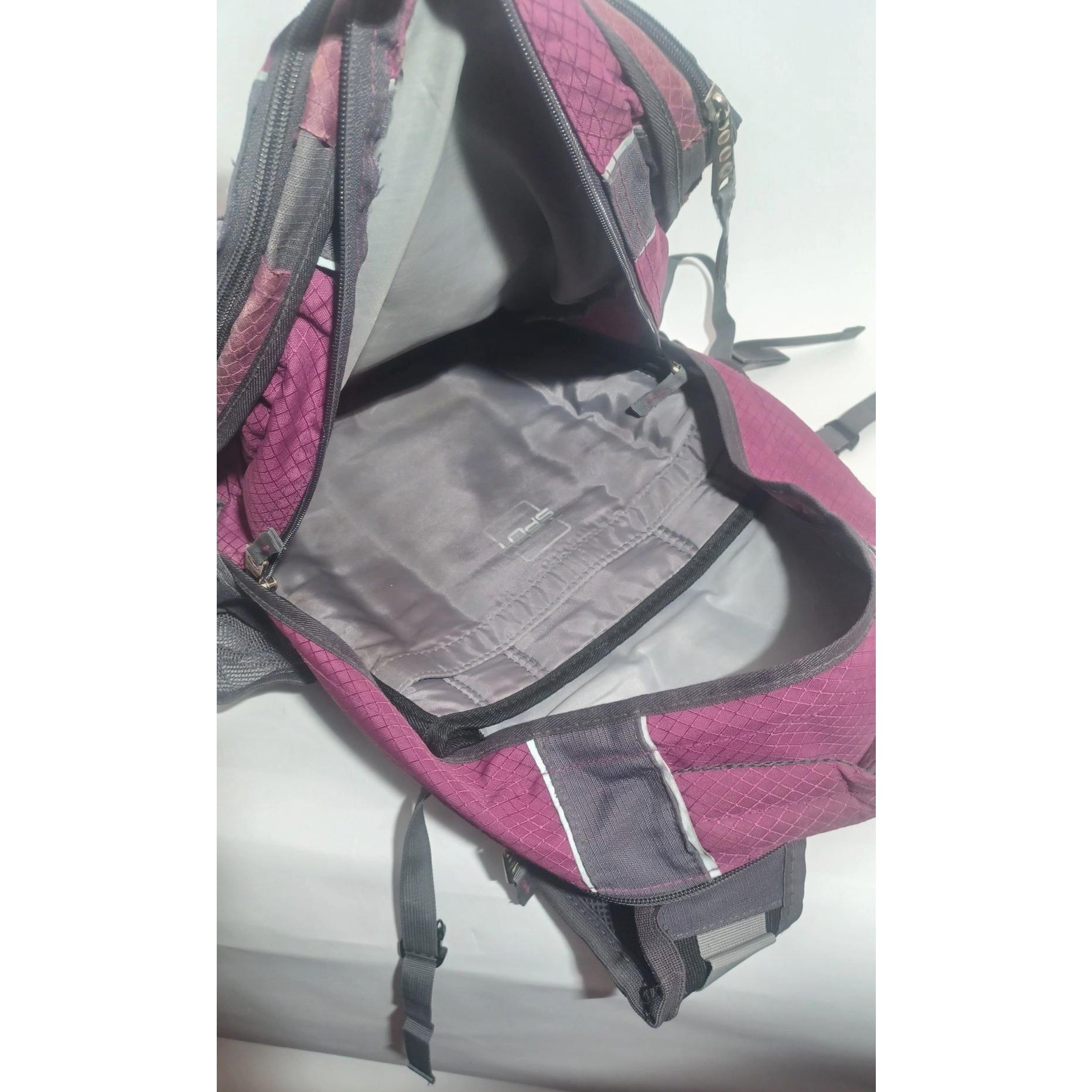 High Sierra Tech Spot Purple Laptop Backpack School Travel Bookbag Suspension High Sierra Loop Backpack | Dick main image 3