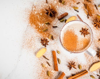 Herbal Chai Tea: Organic Loose Leaf Blend, Spicy Aroma (4oz)