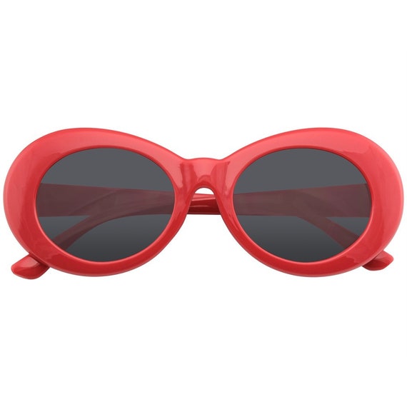 Emblem Eyewear - Retro Round Oval Clout Glasses R… - image 3