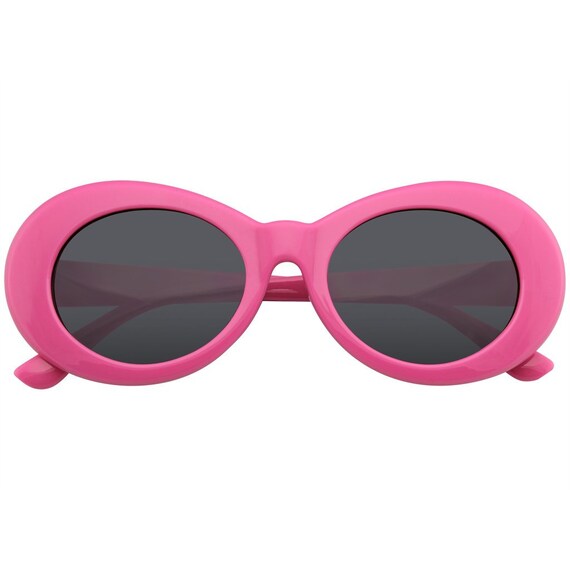 Emblem Eyewear - Retro Round Oval Clout Glasses R… - image 9