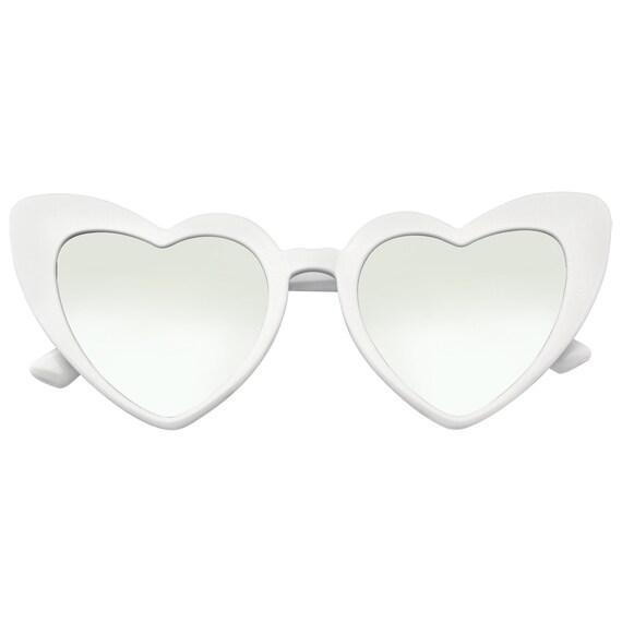 Emblem Eyewear - Oversize Cat Eye Heart Shape Mir… - image 5