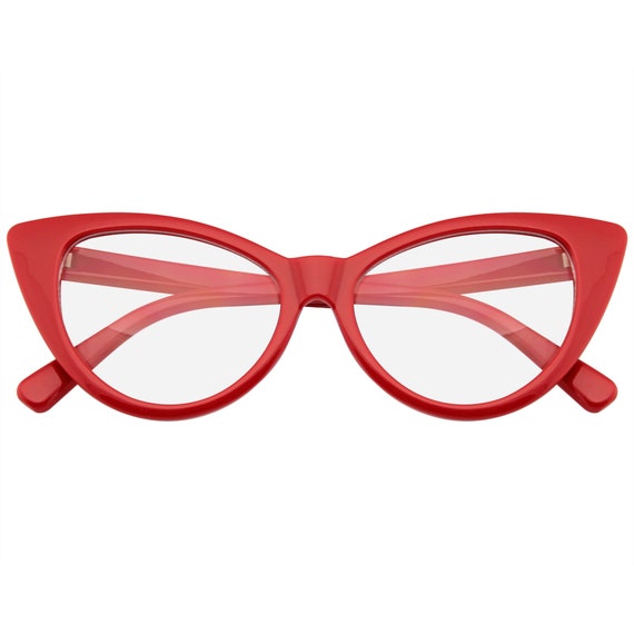 Polka dot sales cat eye glasses