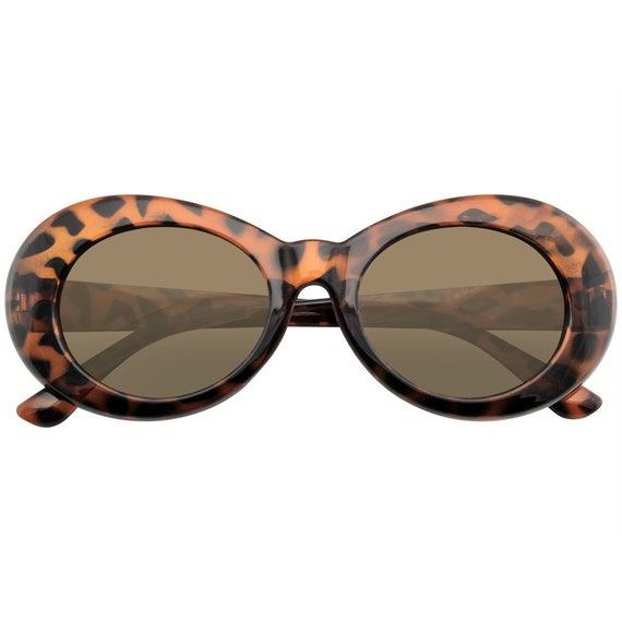 Emblem Eyewear - Retro Round Oval Clout Glasses R… - image 7