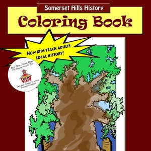 20% OFF Somerset Hills History Coloring Book image 1