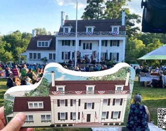 COLLECTIBLE NOW: Basking Ridge - The Ross Farm-Boudinot House c1777