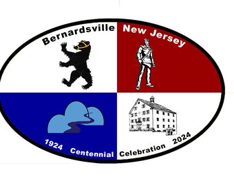 Bernardsville NJ Centennial Magnet