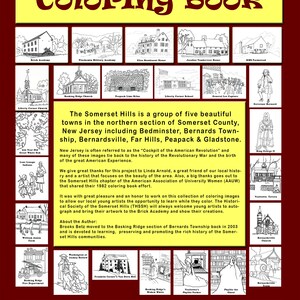 20% OFF Somerset Hills History Coloring Book image 2