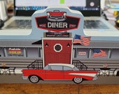 NJ Diner Collectible Wooden Keepsake