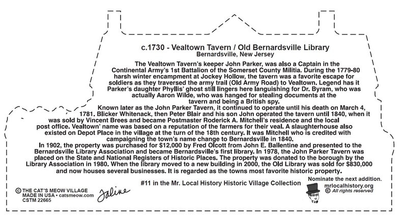 Vealtown Tavern / Old Bernardsville Library c.1730 image 3