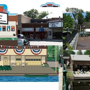 BUNDLE: Cranford Keepsake Special Canoe Club and Theater image 1