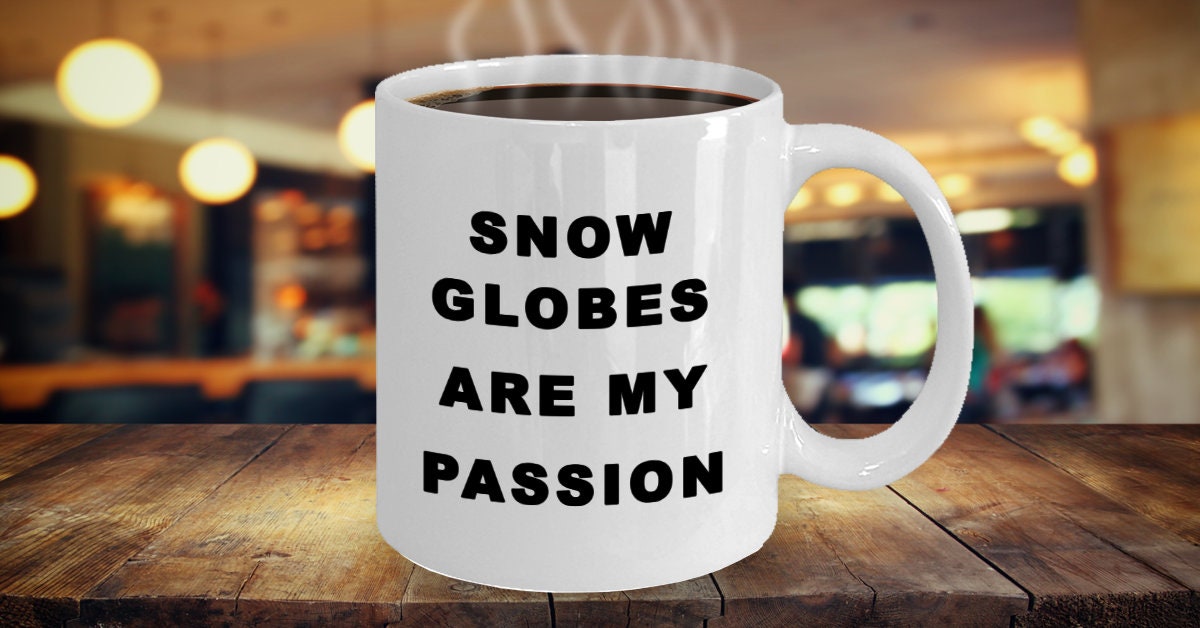 Snow globes coffee mug snow globes gift idea snow globes Etsy