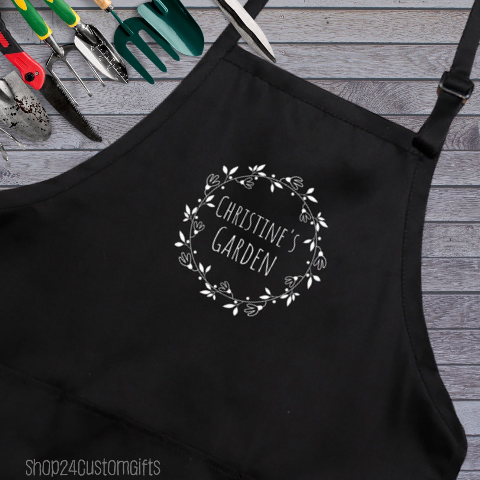 Personalized Gardening Apron Garden Apron Gifts for Her Etsy