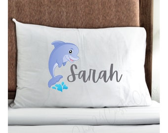 dolphin pillow case