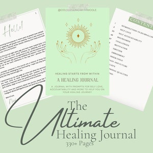 Healing Journal Prompt Book | Digital Download