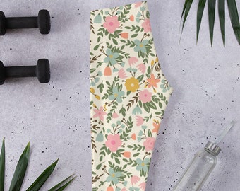 Tiki Fruit Pattern Print Women Leggings