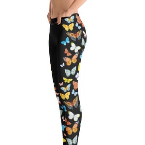 Butterfly Leggings for Women, Butterflies Pattern