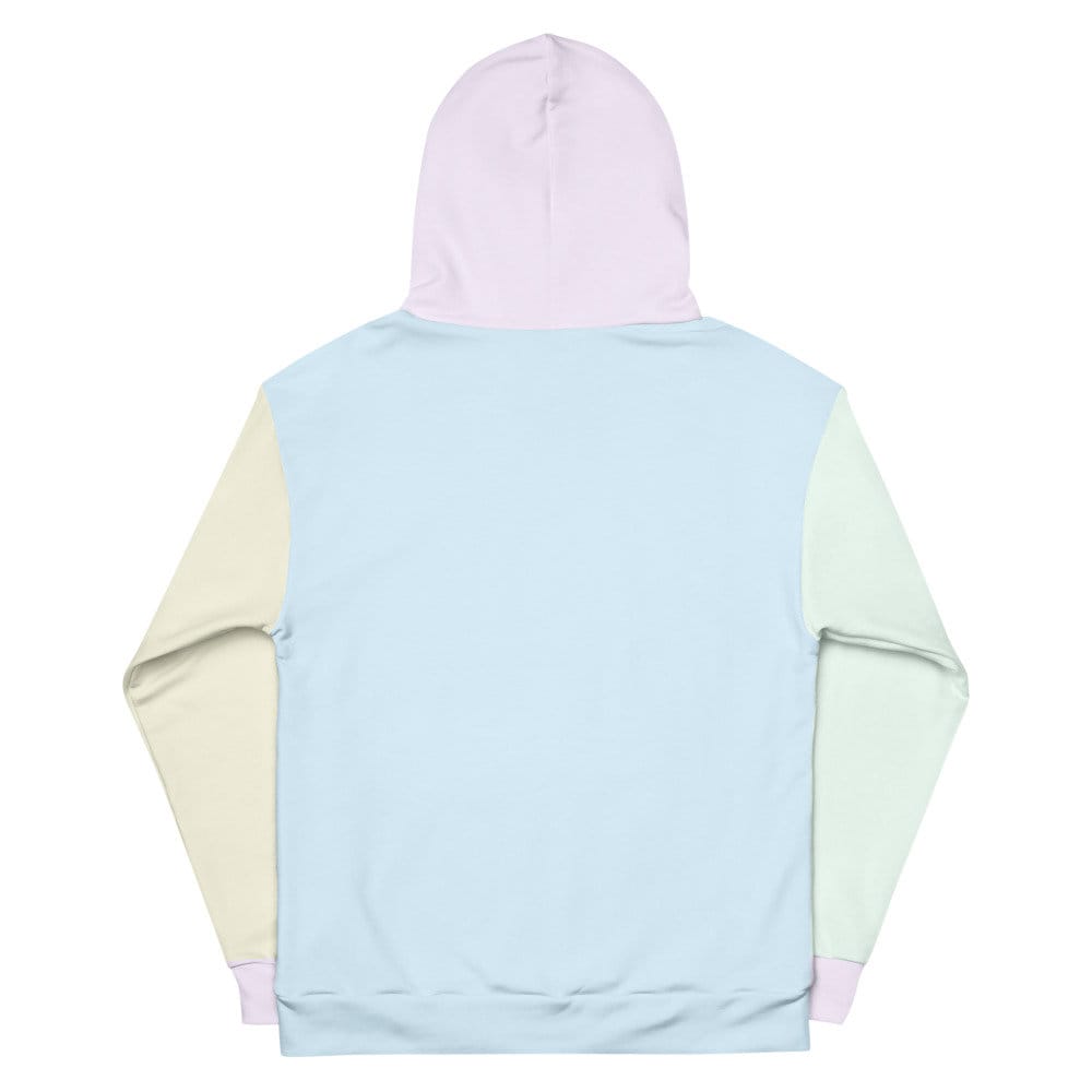 Pastel Color Block Hoodie Unisex Hooded Sweatshirt Etsy