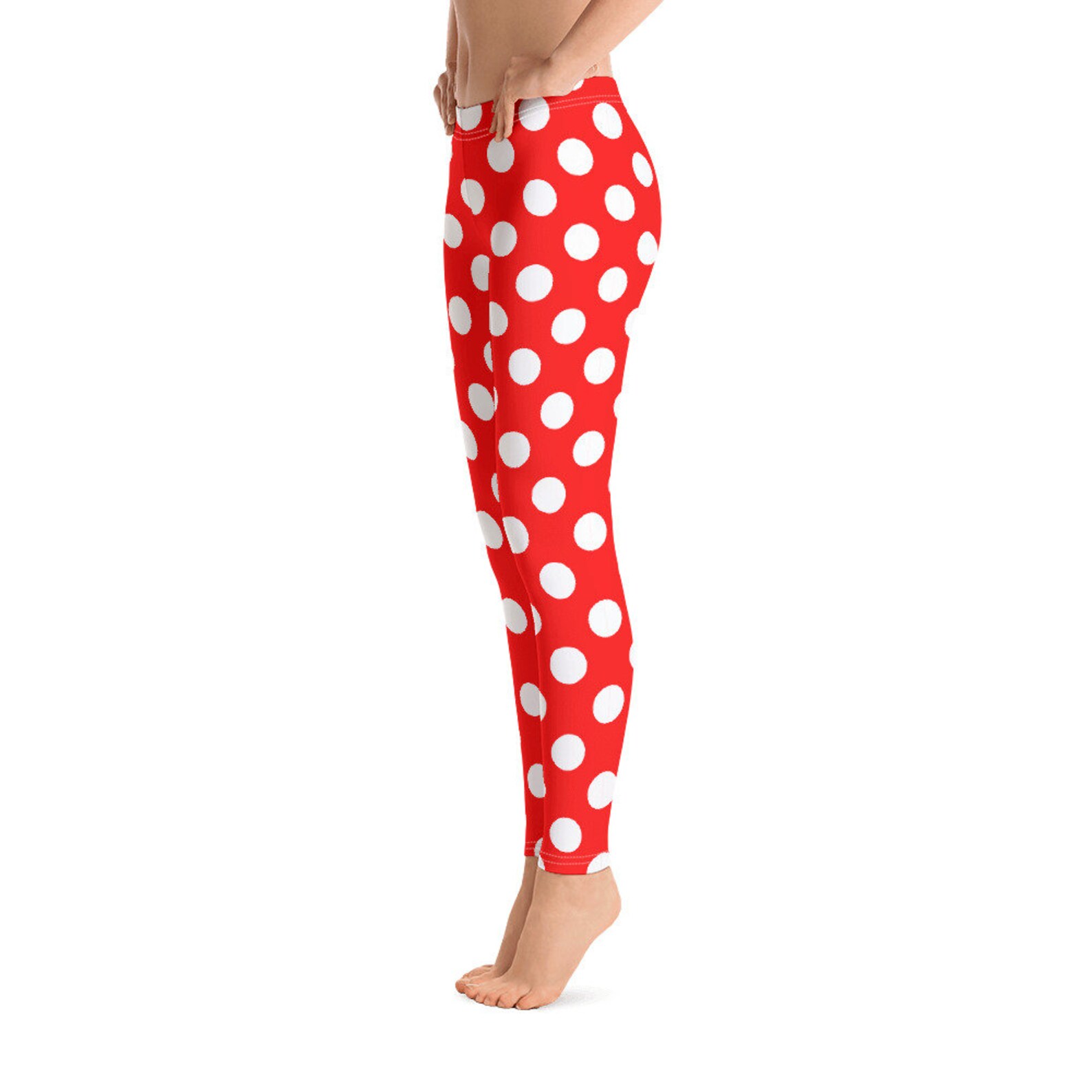 Yellow Polka Dot Men's Leggings main image 0