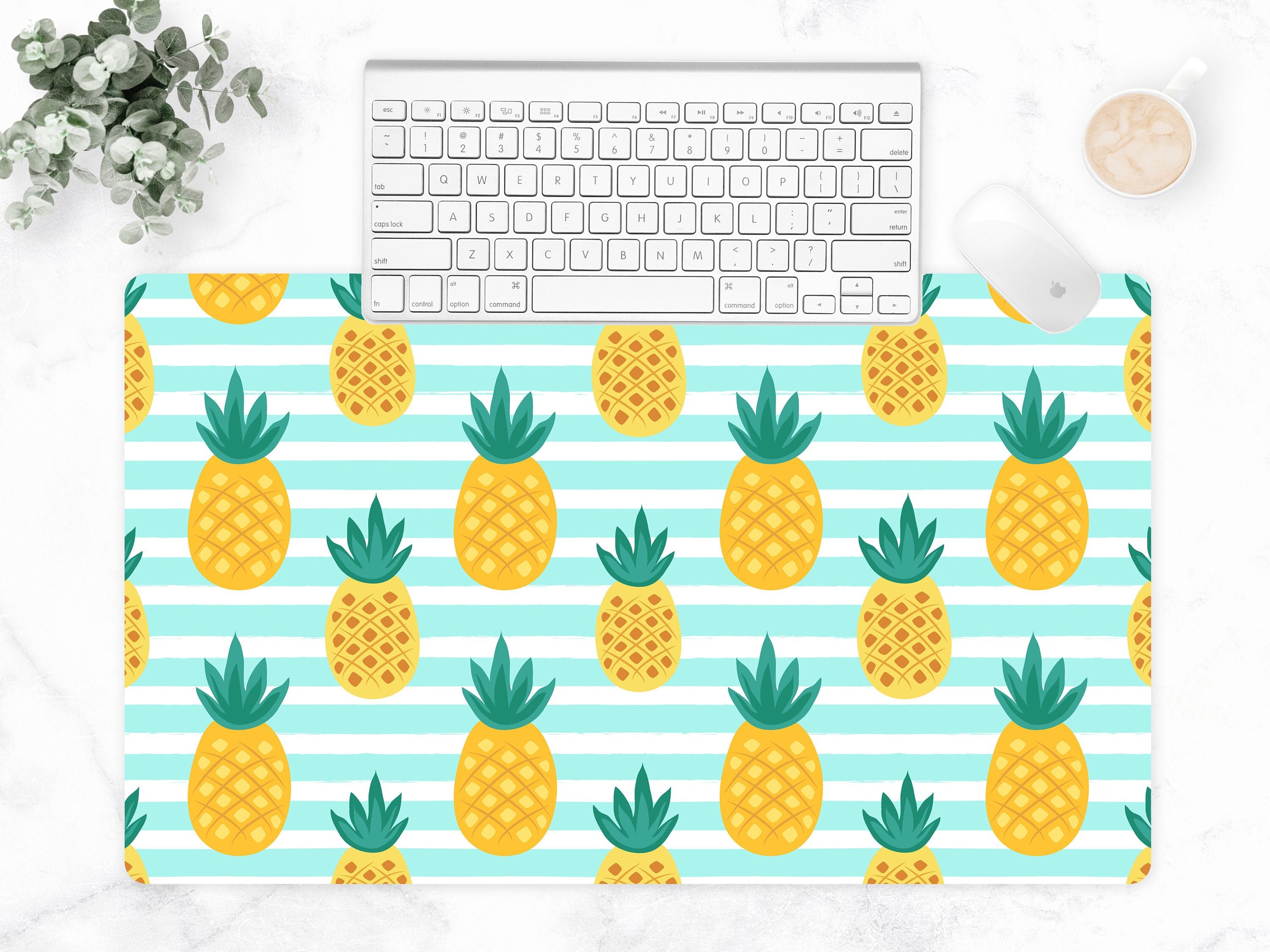 Pineapple Desk Mat Keyboard Mat Desk Pad Tech Accessories Etsy UK