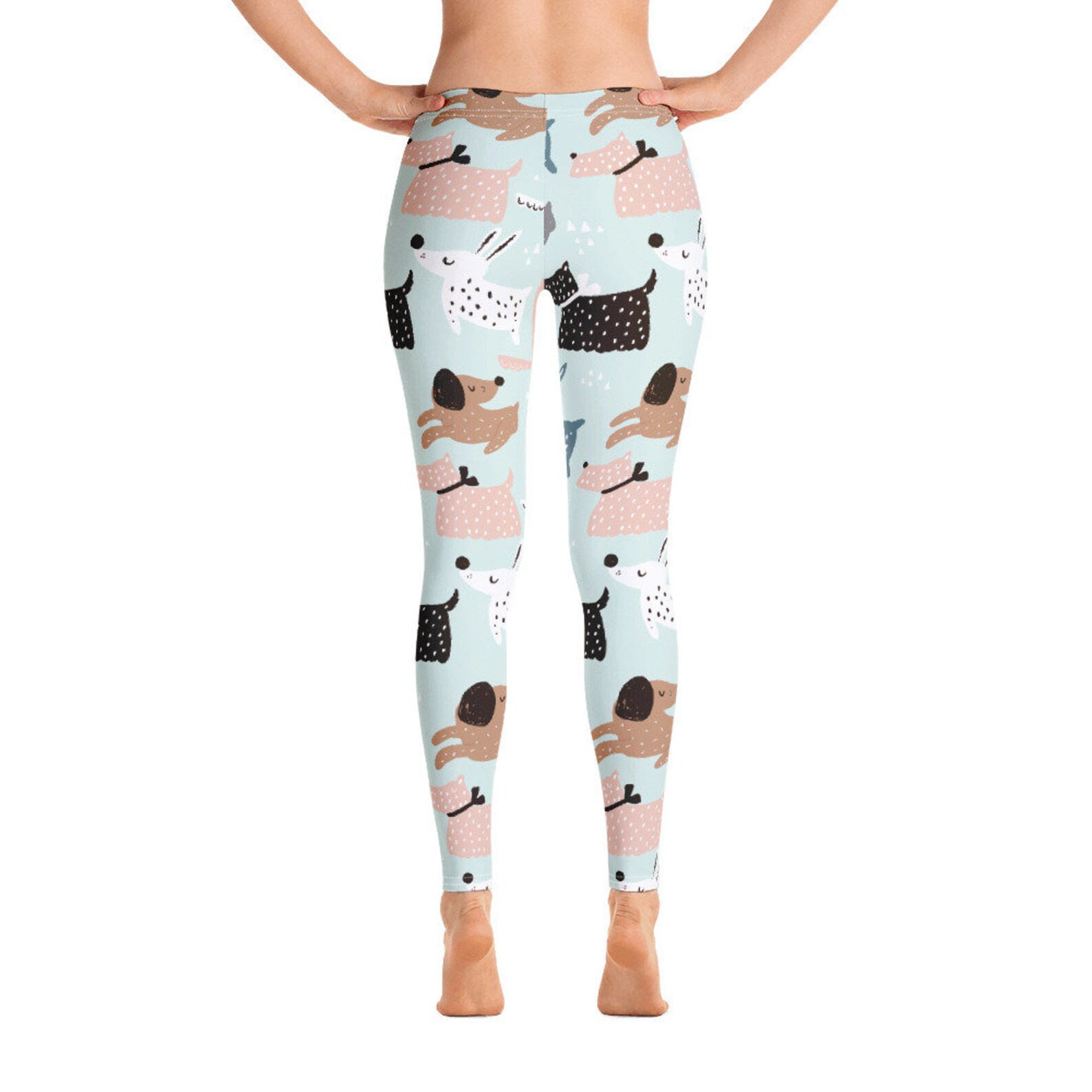 Dog Pattern Leggings Etsy