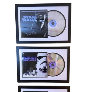 Star Wars Original Trilogy Laserdisc - Deluxe Framed Wall Display