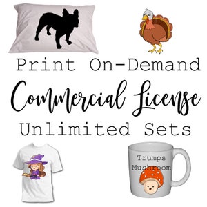 Print-on-Demand Commercial License - ALL CLIPART