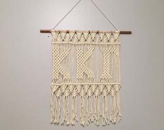 Sorority Macrame Wall Hanging