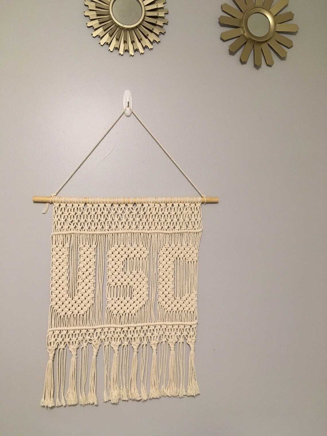 Personalized Macrame Wall Hanging Etsy