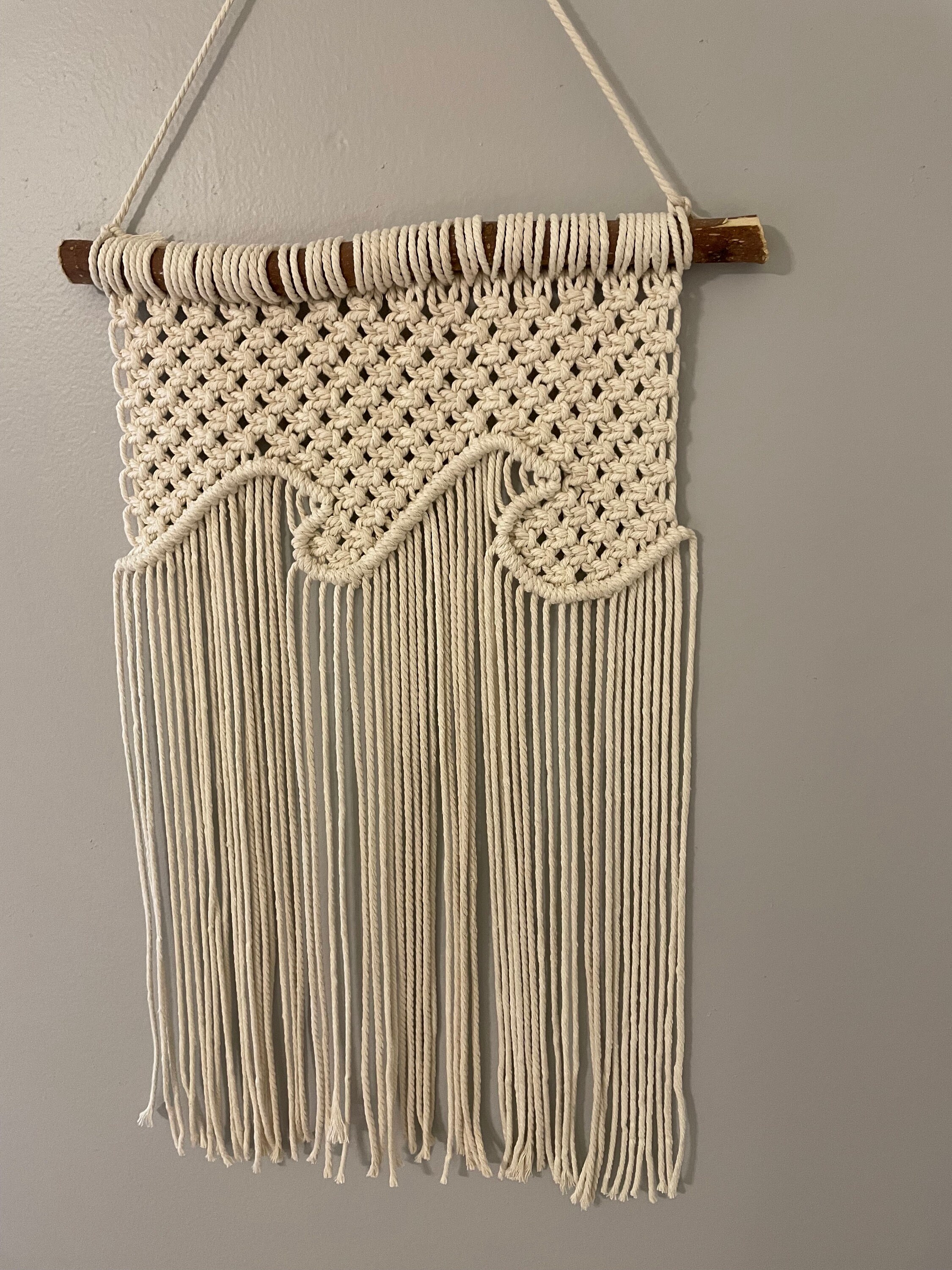 Macrame Wave Handmade Wave Macrame Wall Hanging: Beachy Surf Decor - Etsy