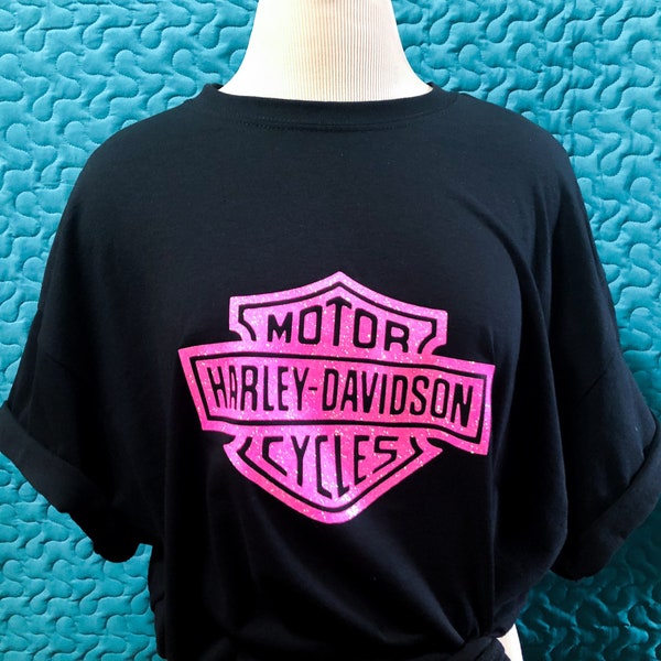 Harley-Davidson T-Shirt, XL, Black Gildan